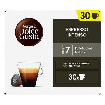 NESCAFÉ Dolce Gusto, Koffiecapsules Espresso Intenso, 30 cups, 210 gr