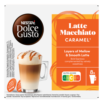 NESCAFÉ Dolce Gusto, Caramel Macchiato, 16 capsules, 146 gr