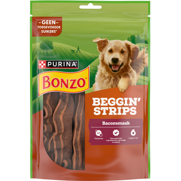 Bonzo Beggin' Strips Hondensnacks met Bacon