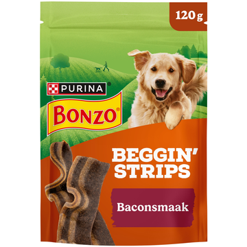 Bonzo Beggin' Strips Hondensnacks met Bacon