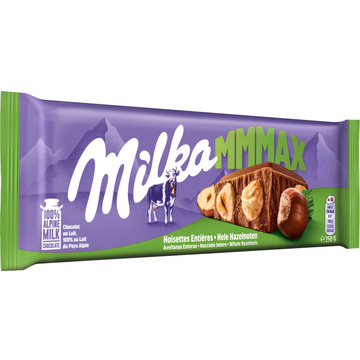Milka Mmmax Chocoladereep Hazelnoot 250g