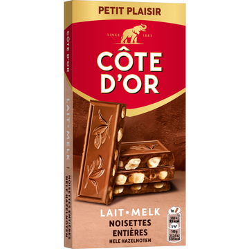 Côte d'Or Melkchocolade Met Hele Hazelnoten 100g