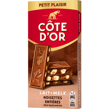 Côte d'Or Melkchocolade Met Hele Hazelnoten 100g