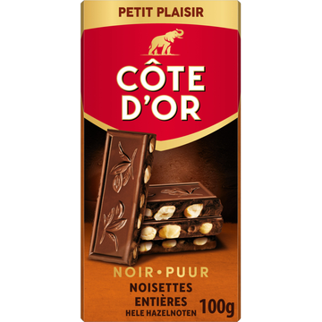 Côte d'Or Pure Chocolade Met Hele Hazelnoten 100g