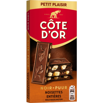 Côte d'Or Pure Chocolade Met Hele Hazelnoten 100g