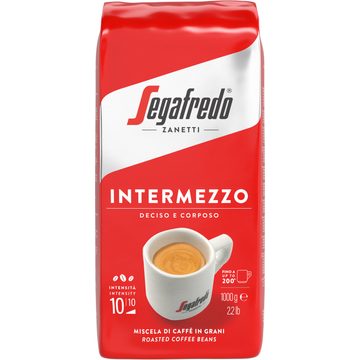 Segafredo Zanetti Intermezzo Roasted Coffee Beans 1000 g