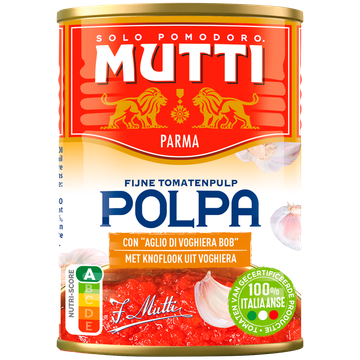 Mutti Polpa di Pomodoro Knoflook 400g