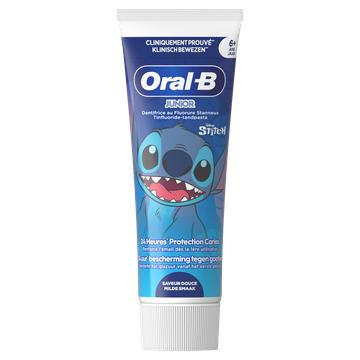 Oral-B Junior Stitch Tandpasta 6+ jaar met Tinfluoride 75 ml