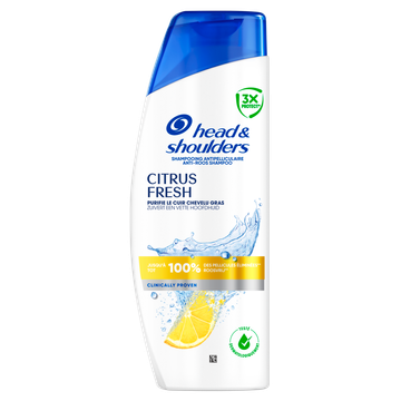 Head & Shoulders Citrus Fresh Shampoo 625ml. Tegen roos, talg, jeuk