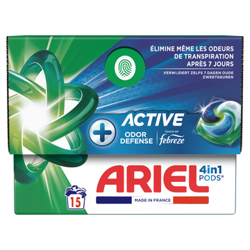 Ariel All-in-1 Pods Wasmiddel +Actief 15 Wasbeurten