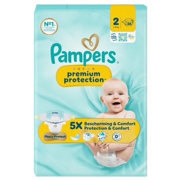 Pampers Premium Protection Maat 2, 36 Luiers