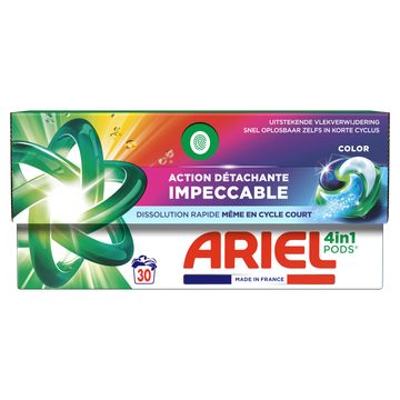 Ariel All-in-1 Pods Wasmiddel Kleur, 30 Wasbeurten