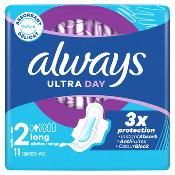 Always Ultra Dag Maandverbanden Long (Maat 2)