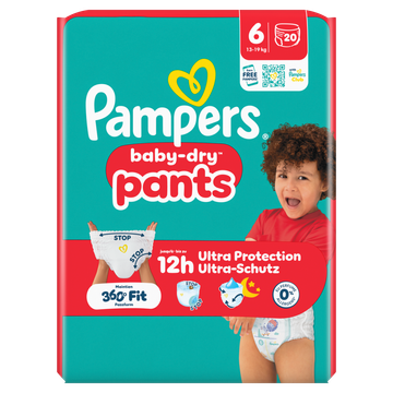 Pampers Baby-Dry Pants Maat 6, 20 Luierbroekjes