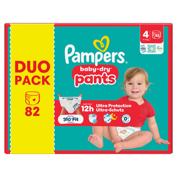 Pampers Baby-Dry Pants Maat 4, 82 Luierbroekjes