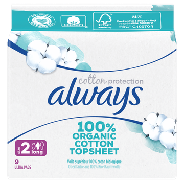 Always Always Cotton Protection Long Maandverband