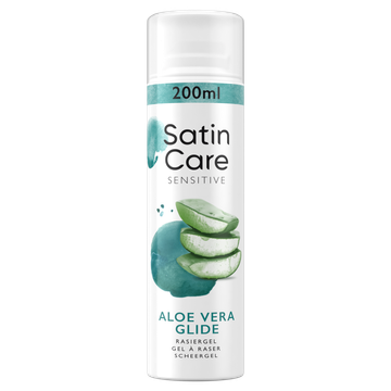 Gillette Satin Care scheergel voor vrouwen met Aloë Vera, 200 ml