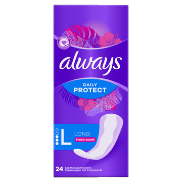 Always Daily Protect Long Met Een Frisse Geur Inlegkruisjes