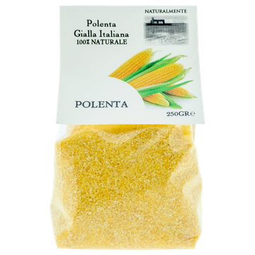 Naturalmente Polenta Gialla Italiana 100% Naturale 250 g
