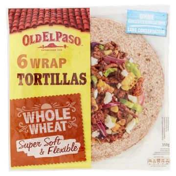 Old El Paso Volkoren Tortilla 350 g