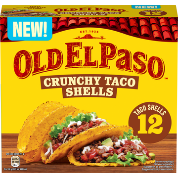 Old El Paso Crunchy Taco Shells 135g