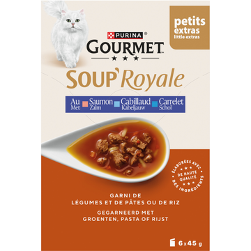 Gourmet Kattenvoer royale vis 6st.