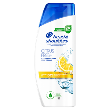 Head & Shoulders Citrus Fresh Anti-Roos Shampoo Voor Vet Haar 625 ml. Dagelijks Gebruik