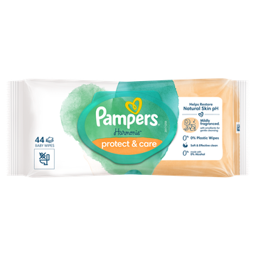 Pampers Harmonie Protect & Care Babydoekjes x 44