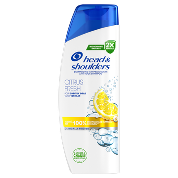Head & Shoulders Citrus Fresh Anti-Roos Shampoo Voor Vet Haar 300ml. Dagelijks Gebruik