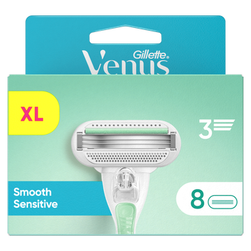 Gillette Venus Smooth Sensitive Voor Vrouwen, 8 Navulmesjes