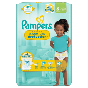 Pampers Premium Protection Maat 6, 19 Luiers