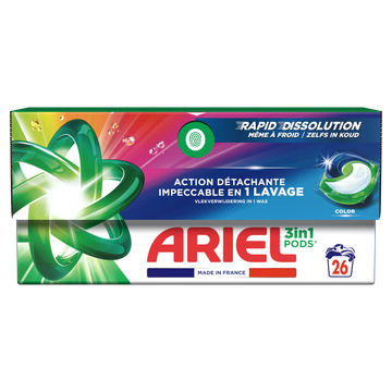Ariel 3in1 PODS Color, Wasmiddel Capsules 26