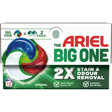 1+1 gratis: Ariel The Big One PODS®, 15 Original