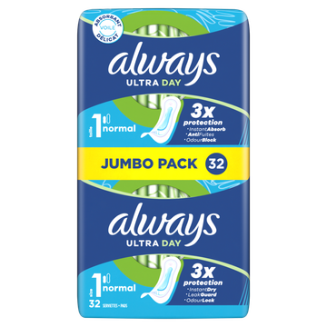 Always Ultra Dag Maandverbanden Normal (Maat 1)