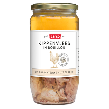 Larco Kippenvlees in Bouillon 800 ml