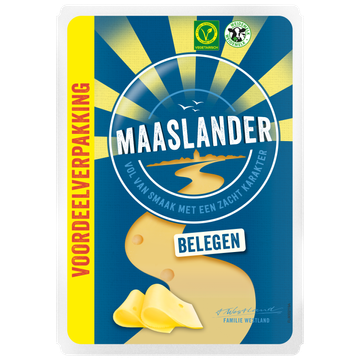 Maaslander 50+ belegen Plak Voordeelpak 210 g