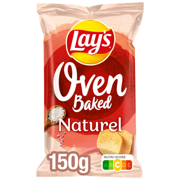 Lay's Oven Baked Naturel Chips 150 gr