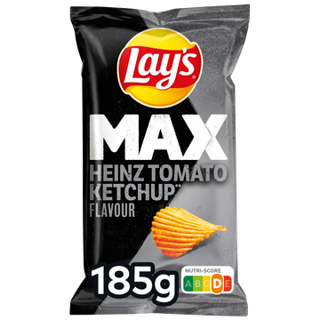 Lay's Max Ribbel Chips Heinz Tomaten Ketchup 185 gr