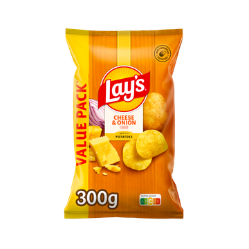 Lay's Cheese Onion Chips 300 gr
