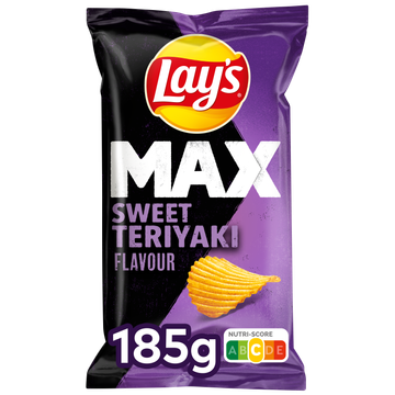 Lay's Max Ribbel Chips Sweet Teriyaki 185 g