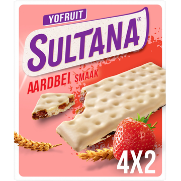 Sultana YoFruit Aardbei 143 g
