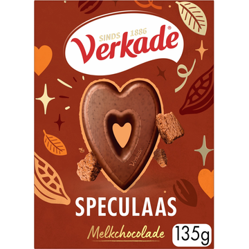 Verkade Speculaas Melkchocolade 135 g