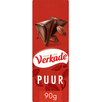 Verkade Specials Puur chocolade reep 90 gram