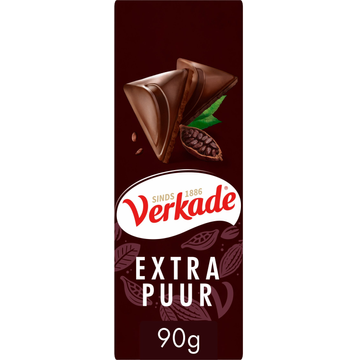 Verkade Reep Extra Puur 90 g