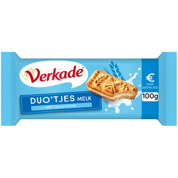 Verkade Duo'tjes Melk 100 g