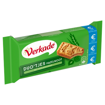 Verkade Duo'tjes Hazelnoot 100 g