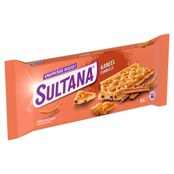 Sultana Knapperige Biscuit Kaneel 5 Stuks 207 g