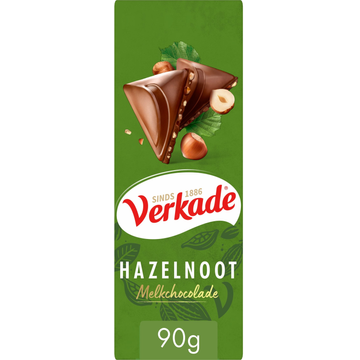 Verkade Specials Reep Hazelnoot/Melk 90 gram Fairtrade