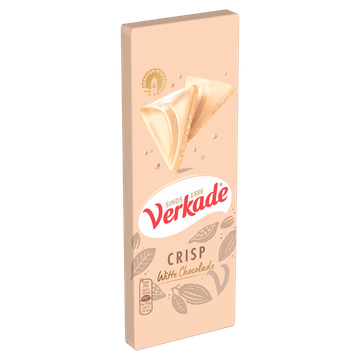 Verkade Crisp Witte Chocolade 90 g