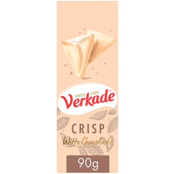 Verkade Crisp Witte Chocolade 90 g